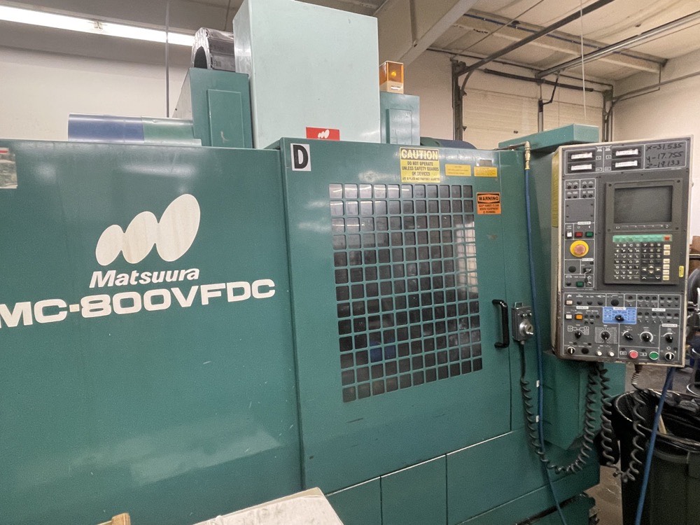 Matsuura MC-800VFDC Twin Spindle CNC machine
